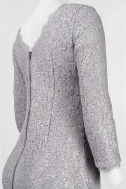 Adrianna Papell - 41915770 Lace Quarter Sleeve Dress 5 Adrianna Papell - 41915770 Lace Quarter Sleeve Dress -Wedding Dress Shop adrianna papell 41915770 lace quarter sleeve dress homecoming dresses 5446455590969