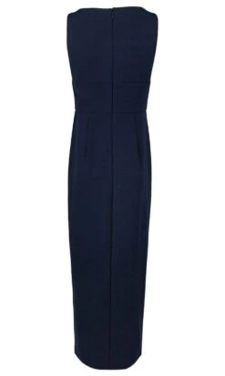 Adrianna Papell - AP1E206762 Sleeveless V-Neck Column Long Crepe Dress -Wedding Dress Shop adrianna papell ap1e206762 sleeveless v neck column long crepe dress evening dresses 14840422662227