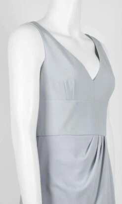 Adrianna Papell - AP1E206762 Sleeveless V-Neck Column Long Crepe Dress -Wedding Dress Shop adrianna papell ap1e206762 sleeveless v neck column long crepe dress evening dresses 14840422760531