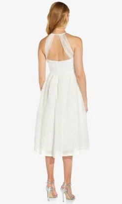 Adrianna Papell AP1E207841 - Halter Shirred Formal Dress -Wedding Dress Shop adrianna papell ap1e207841 halter shirred formal dress cocktail dresses 30066119934035