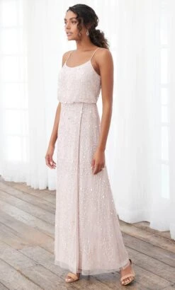 Adrianna Papell Platinum 40390 - Embellished Column Dress -Wedding Dress Shop adrianna papell platinum 40390 embellished column dress evening dresses 32312143347795