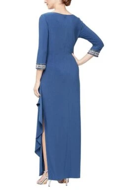 Alex Evenings - 1351416 Quarter Sleeved Long Dress -Wedding Dress Shop alex evenings 1351416 quarter sleeved long dress mother of the bride dresses 31435105501267