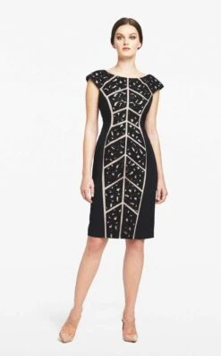 Alexander By Daymor - 157 Shining Sequined Cutout Bodycon Dress -Wedding Dress Shop alexander by daymor 157 shining sequined cutout bodycon dress mother of the bride dresses 4 black 12759508648019