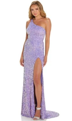 Amarra 94105 - One Shoulder Sequined Prom Gown