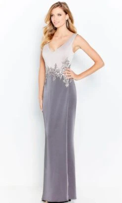Cameron Blake 120611W - Dual Toned Evening Gown -Wedding Dress Shop cameron blake 120611w dual toned evening gown evening dresses 31897740804179