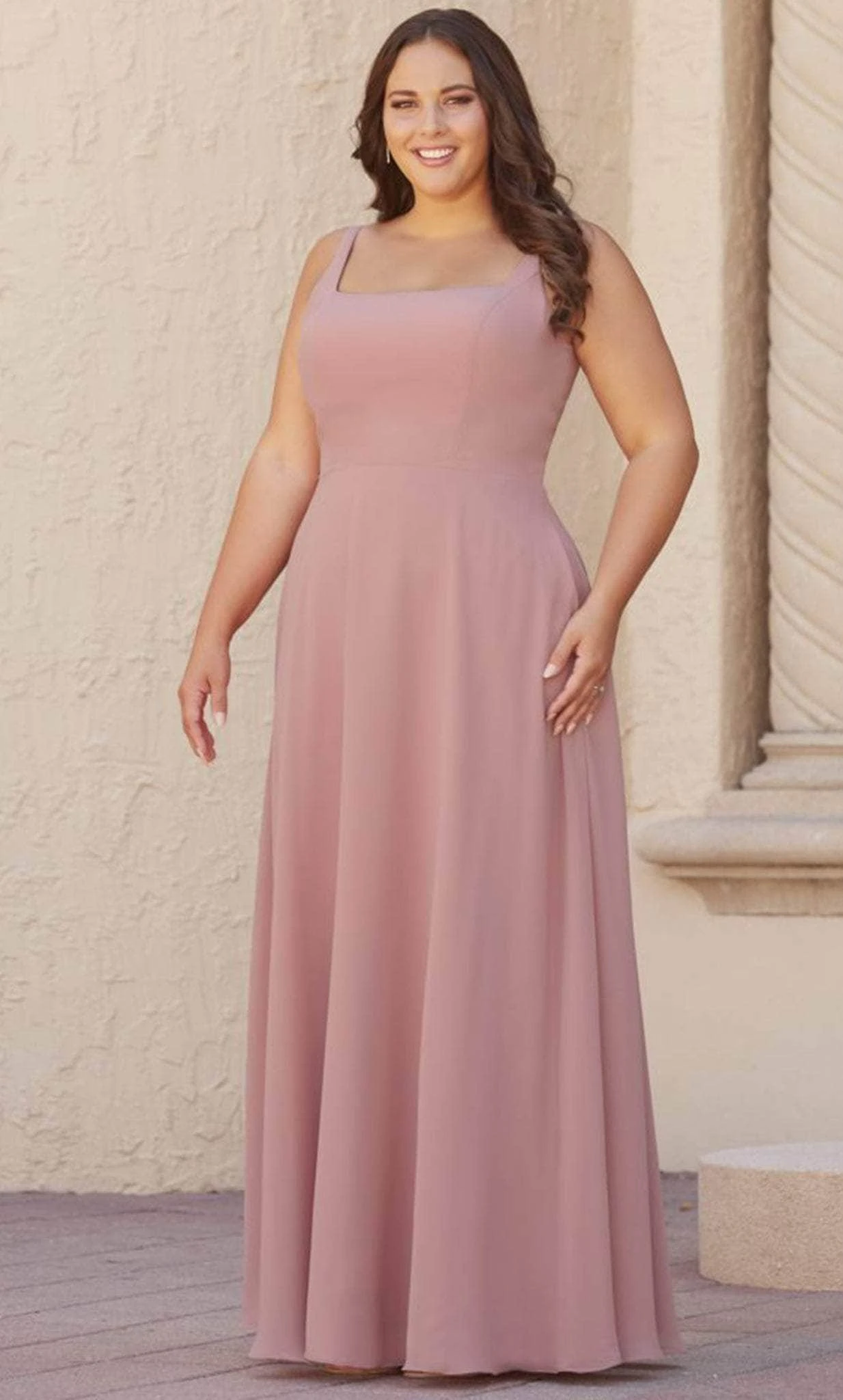 Christina Wu Celebration 22145 - Square Neck Evening Dress 4 Christina Wu Celebration 22145 - Square Neck Evening Dress - Image 4