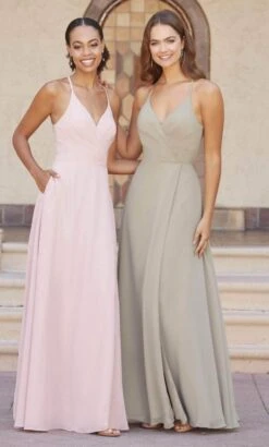 Christina Wu Celebration 22148 - Halter A-Line Chiffon Dress -Wedding Dress Shop christina wu celebration 22148 halter a line chiffon dress evening dresses 32309146976339