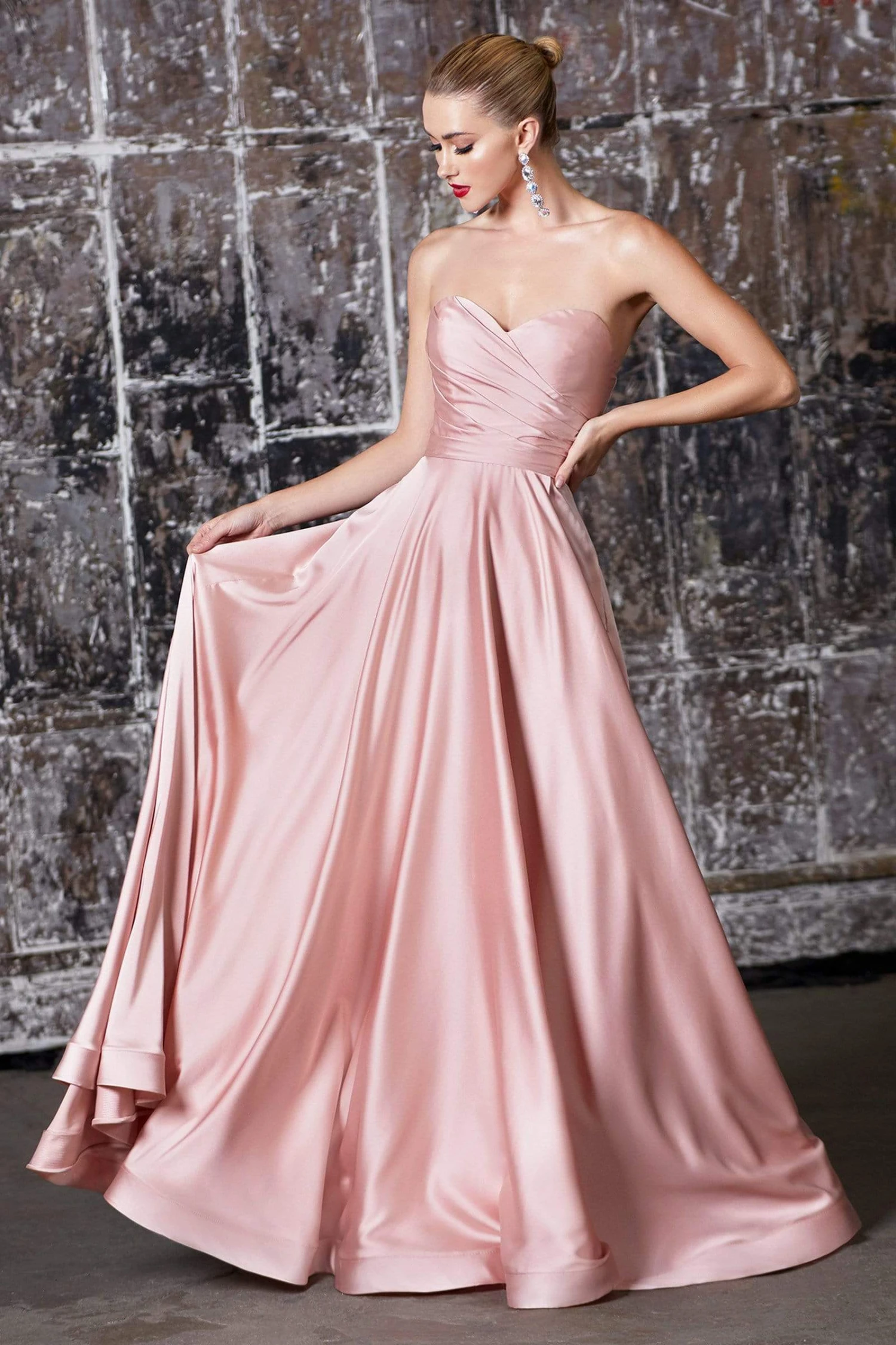 Cinderella Divine - CD0165 Strapless Sweetheart A-line Gown 1 Cinderella Divine - CD0165 Strapless Sweetheart A-line Gown
