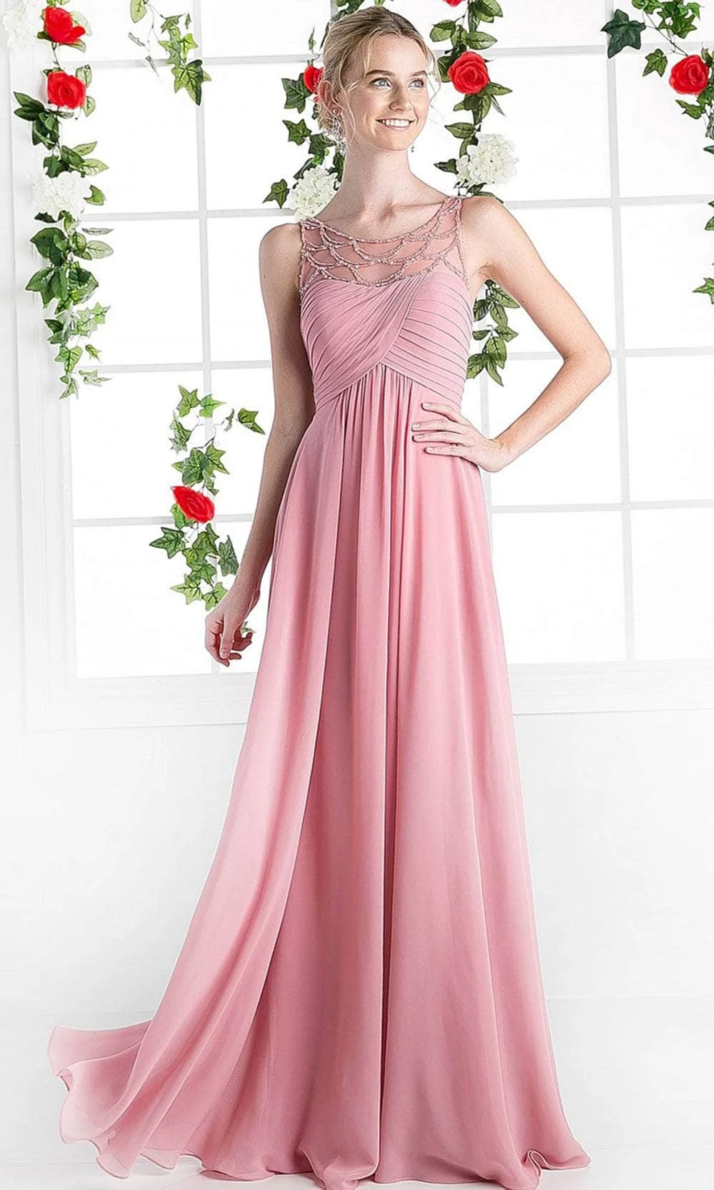 Cinderella Divine CJ211 - Ruched A-Line Evening Dress 1 Cinderella Divine CJ211 - Ruched A-Line Evening Dress