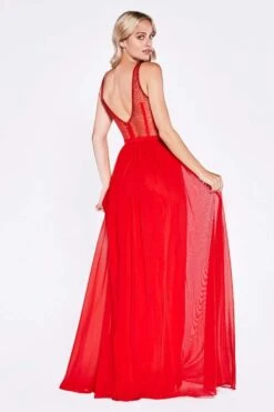 Cinderella Divine - Crisscrossed Ornate Illusion Panel Gown 14 Cinderella Divine - Crisscrossed Ornate Illusion Panel Gown -Wedding Dress Shop cinderella divine crisscrossed ornate illusion panel gown special occasion dress 28047461580883