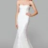 Clarisse - 600105 Embroidered Strapless Mermaid Gown