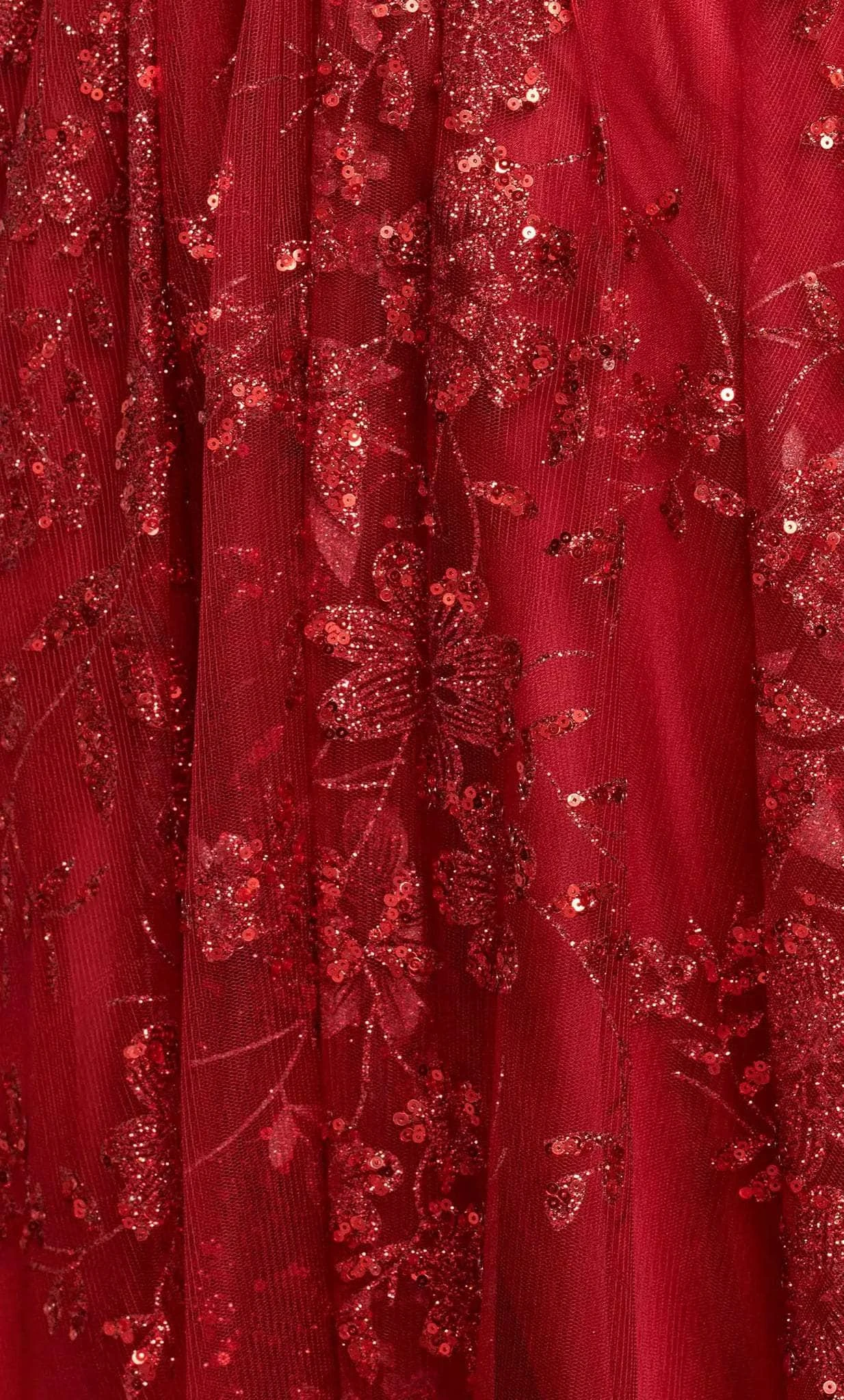 Colette For Mon Cheri CL12116 - V-Neck Glitter Prom Dress 6 Colette For Mon Cheri CL12116 - V-Neck Glitter Prom Dress - Image 6