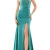 Colors Dress 2871 - Beaded Strapless Sheath Dress