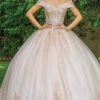 Dancing Queen - 1567 Jeweled Off Shoulder Ballgown