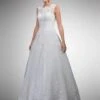 Dancing Queen Bridal - 25 Scalloped Embroidered Lace Corset Ballgown