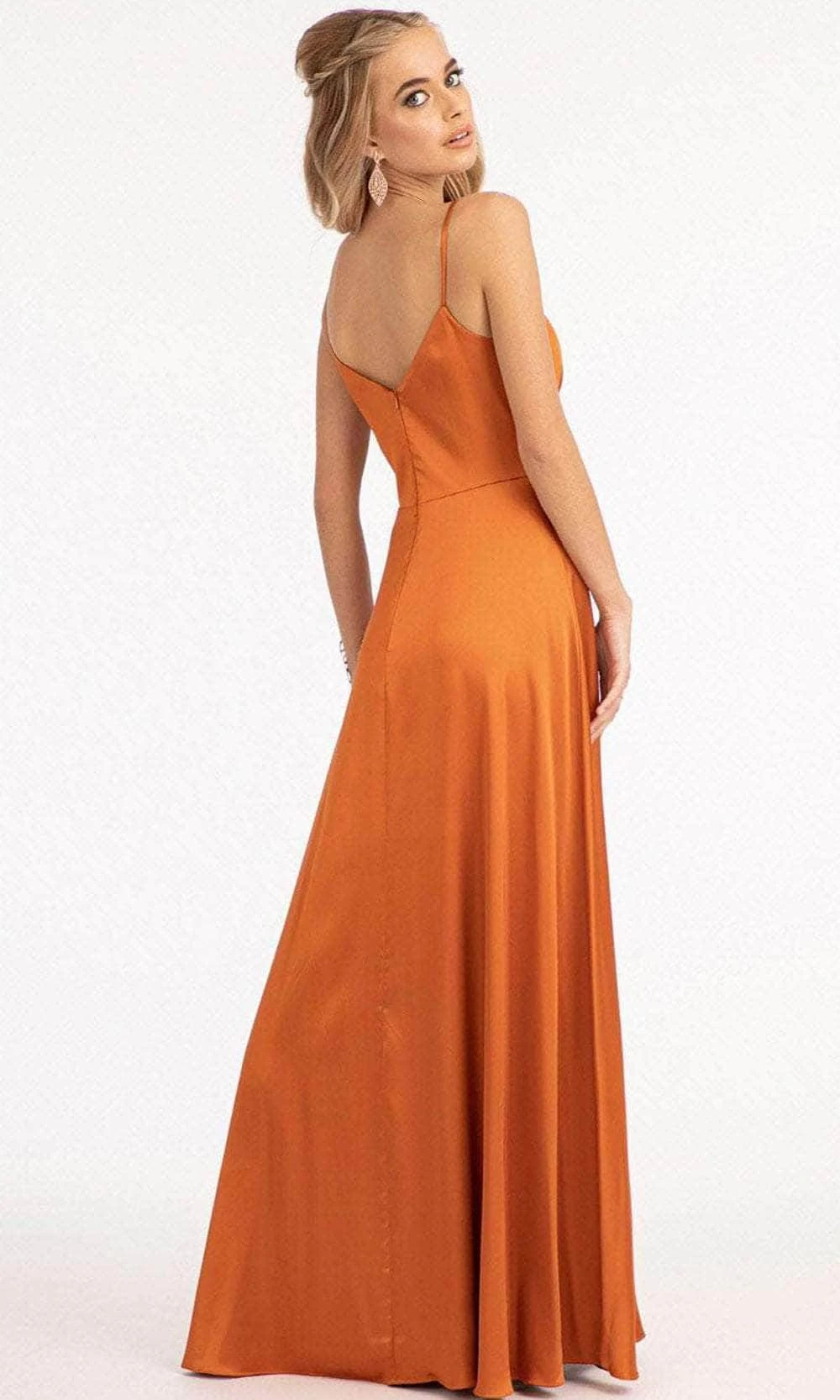 Elizabeth K GL1993 - Spaghetti Strap V-Neck Prom Dress With Slit 18 Elizabeth K GL1993 - Spaghetti Strap V-Neck Prom Dress With Slit - Image 18