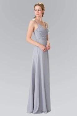 Elizabeth K - GL2374 Sweetheart Spaghetti Strap Ruched Bodice Dress -Wedding Dress Shop elizabeth k gl2374 sweetheart spaghetti strap ruched bodice dress bridesmaid dresses 5412156866617