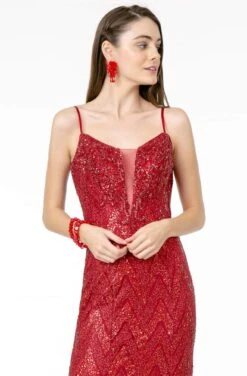 Elizabeth K - GL2950 Sequined Deep V-Neck Trumpet Dress 13 Elizabeth K - GL2950 Sequined Deep V-Neck Trumpet Dress -Wedding Dress Shop elizabeth k gl2950 sequined deep v neck trumpet dress prom dresses 28269889323091