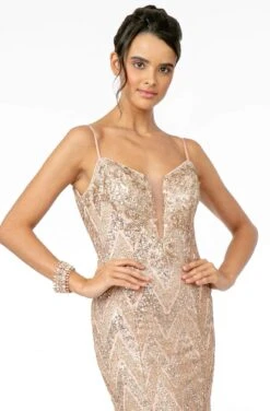 Elizabeth K - GL2950 Sequined Deep V-Neck Trumpet Dress 15 Elizabeth K - GL2950 Sequined Deep V-Neck Trumpet Dress -Wedding Dress Shop elizabeth k gl2950 sequined deep v neck trumpet dress prom dresses 28768028393555