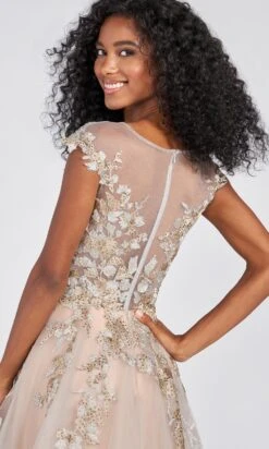 Ellie Wilde EW122096 - High Neck Formal Wear -Wedding Dress Shop ellie wilde ew122096 high neck formal wear prom dresses 29768228995155