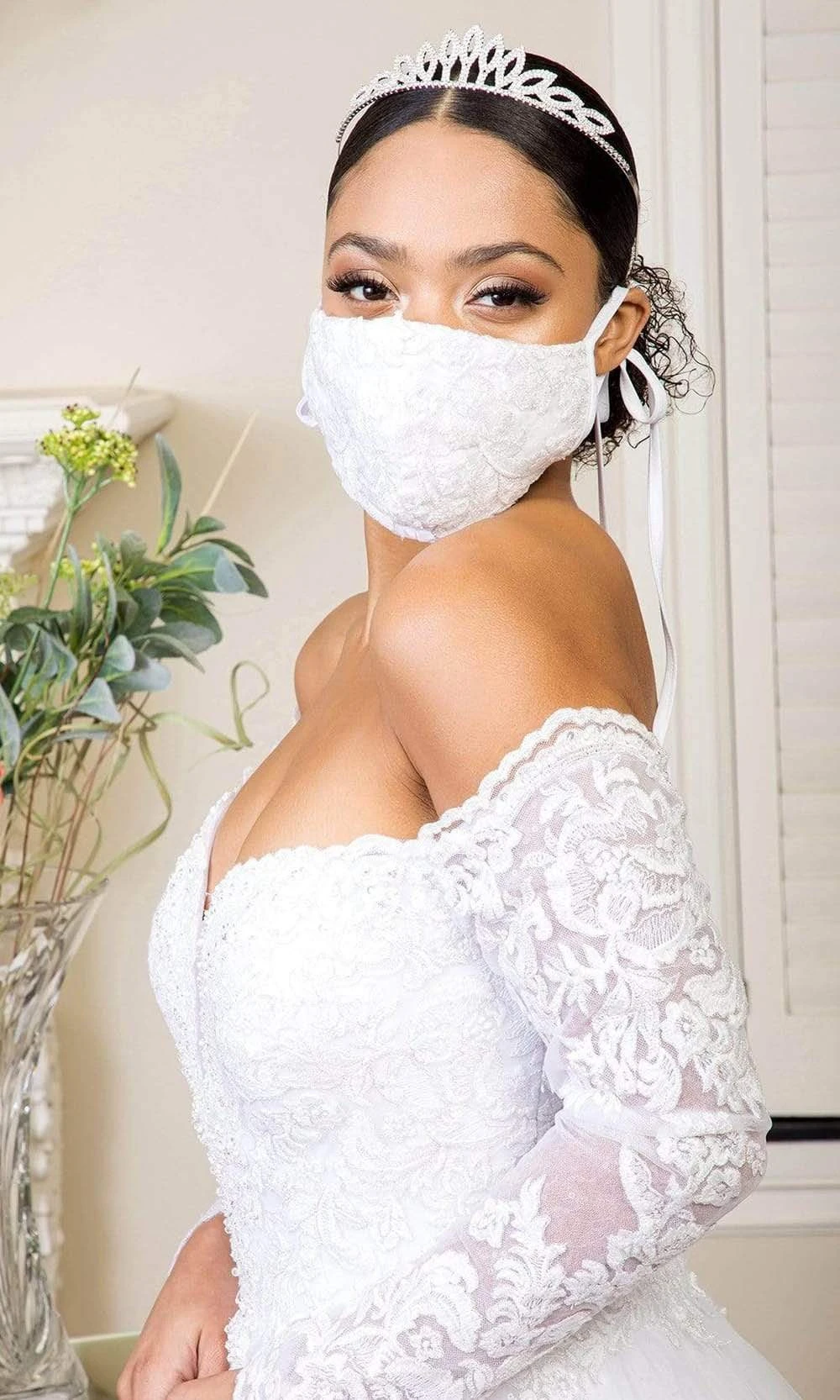 GLS By Gloria - GL1937 Embroidered Long Sleeves A-Line Dress 8 GLS By Gloria - GL1937 Embroidered Long Sleeves A-Line Dress - Image 8