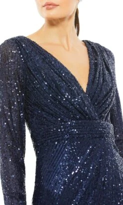 Ieena Duggal - 26555I Long Sleeve Sequin Dress -Wedding Dress Shop ieena duggal 26555i long sleeve sequin dress cocktail dresses 31788344574035