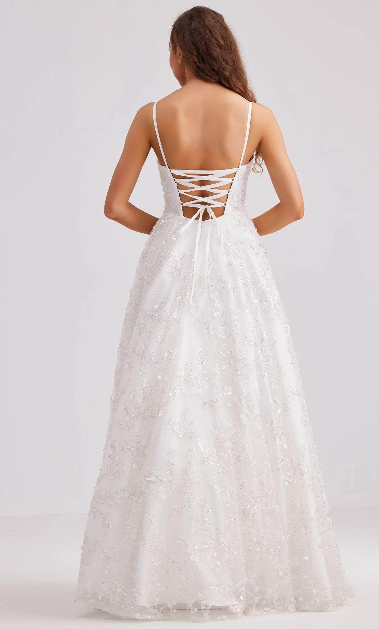 J'Adore Dresses J23035 - Embellished Tulle Ballgown 2 J'Adore Dresses J23035 - Embellished Tulle Ballgown - Image 2