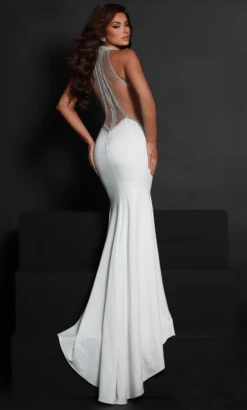 Johnathan Kayne 2603 - Illusion Halter Evening Gown -Wedding Dress Shop johnathan kayne 2603 illusion halter evening gown special occasion dress 31751117242451