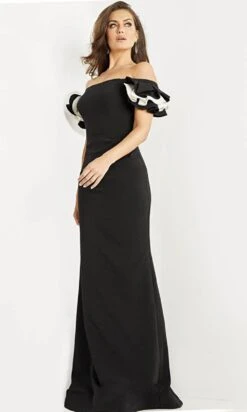 Jovani 07017 - Off Shoulder Sheath Evening Dress -Wedding Dress Shop jovani 07017 off shoulder sheath evening dress evening dresses 31164396011603