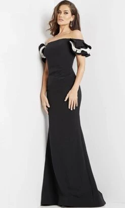 Jovani 07017 - Off Shoulder Sheath Evening Dress -Wedding Dress Shop jovani 07017 off shoulder sheath evening dress evening dresses 31164396699731