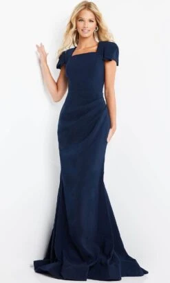 Jovani 09757 - Short Sleeve Mermaid Evening Dress -Wedding Dress Shop jovani 09757 short sleeve mermaid evening dress evening dresses 31531396366419