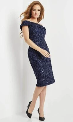 Jovani 09767 - Embroidered Off Shoulder Evening Dress -Wedding Dress Shop jovani 09767 embroidered off shoulder evening dress cocktail dresses 31162963755091