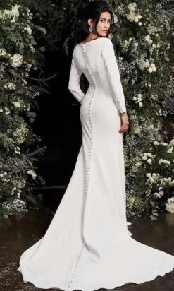 Jovani Bridal - JB06911 Plunging V Neck Long Sleeves Bridal Dress 9 Jovani Bridal - JB06911 Plunging V Neck Long Sleeves Bridal Dress -Wedding Dress Shop jovani bridal jb06911 plunging v neck long sleeves bridal dress bridal dresses 28325921816659