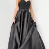 JVN By Jovani JVN08475 - Beaded Sweetheart Satin Prom Dress