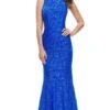 La Femme - 24903 Sleeveless Jewel Back Lace Mermaid Gown