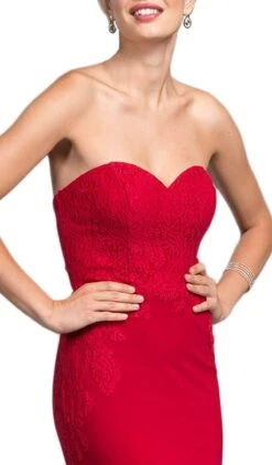 Aspeed Design - Lace Strapless Sweetheart Prom Dress -Wedding Dress Shop lace strapless sweetheart prom dress dress 28620086542419
