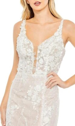 Mac Duggal 11331 - Sleeveless Laced Mermaid Dress -Wedding Dress Shop mac duggal 11331 sleeveless laced mermaid dress special occasion dress 30471726006355