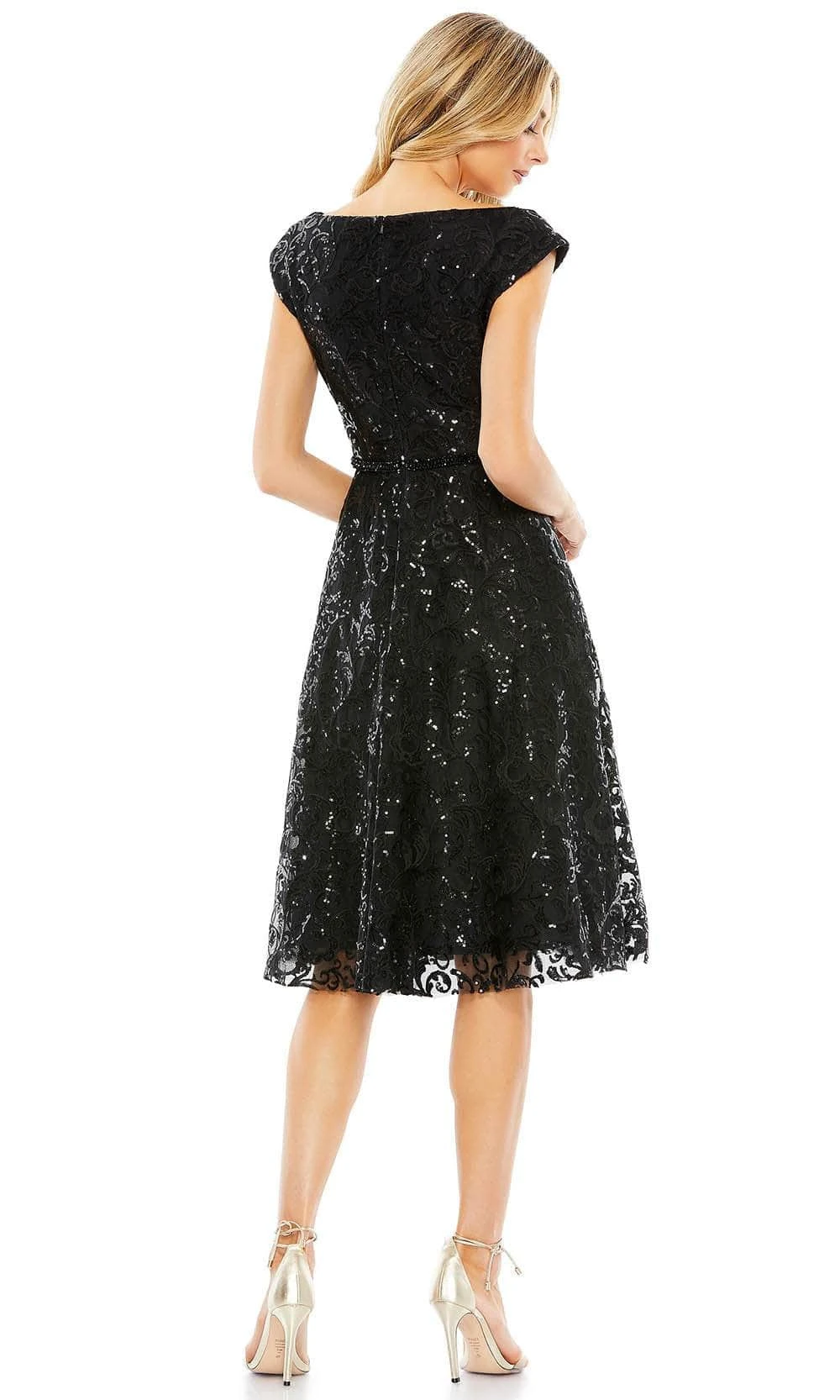 Mac Duggal 68012 - Cap Sleeved Formal Dress 4 Mac Duggal 68012 - Cap Sleeved Formal Dress - Image 4