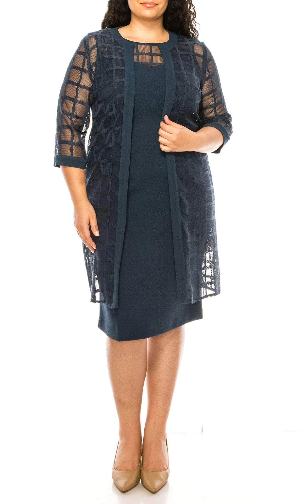 Maya Brooke 26367 - Jewel Neck Lace Jacket Formal Dress 17 Maya Brooke 26367 - Jewel Neck Lace Jacket Formal Dress - Image 17