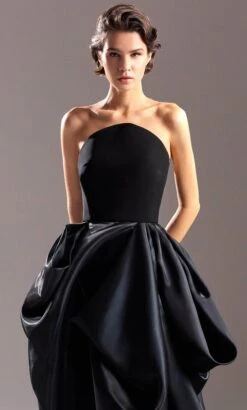 MNM COUTURE G1509 - Strapless Draped Evening Gown -Wedding Dress Shop mnm couture g1509 strapless draped evening gown special occasion dress 32346777780307