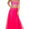 Nox Anabel - 8162 Two Piece Jeweled A-line Dress