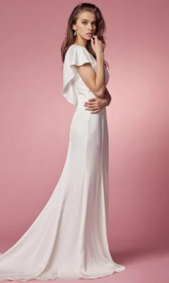 Nox Anabel Bridal JE912 - Flutter Sleeve Bridal Gown 12 Nox Anabel Bridal JE912 - Flutter Sleeve Bridal Gown -Wedding Dress Shop nox anabel bridal je912 flutter sleeve bridal gown bridal dresses 29799576141907