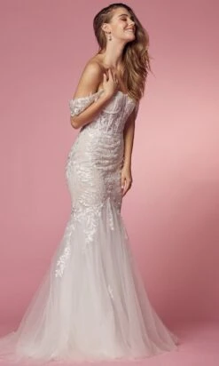 Nox Anabel Bridal JS924 - Corset Lace Bridal Gown -Wedding Dress Shop nox anabel bridal js924 corset lace bridal gown bridal dresses 29791575244883