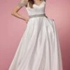 Nox Anabel Bridal R224W - Cold Shoulder Bridal Gown