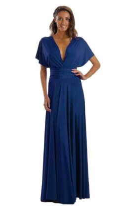 Poly USA - 7022 Twist And Tie Long Convertible Jersey Dress -Wedding Dress Shop poly usa 7022 twist and tie long convertible jersey dress bridesmaid dresses 6093983514681