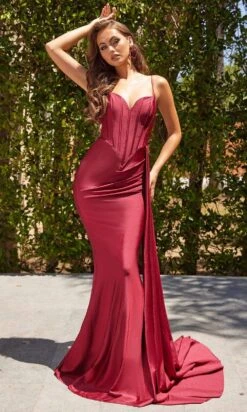 Portia And Scarlett - Ps22329 Sweetheart Corset Sheath Dress