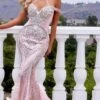 Portia And Scarlett - PS22956 Off Shoulder Sexy Glitter Long Dress