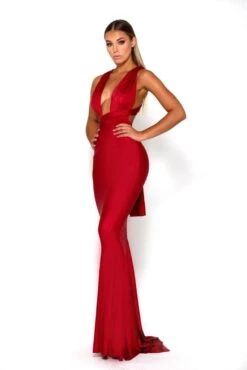 Portia And Scarlett PS6110 - Plunging Neck Sheath Formal Dress 15 Portia And Scarlett PS6110 - Plunging Neck Sheath Formal Dress -Wedding Dress Shop portia and scarlett ps6110 plunging neck sheath formal dress special occasion dress 30513166909523