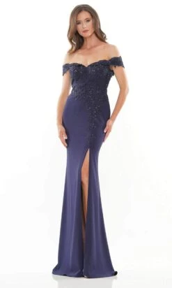 Rina Di Montella RD2728 - Embroidered Mother Of The Bride Gown -Wedding Dress Shop rina di montella rd2728 embroidered mother of the bride gown special occasion dress 6 navy 31331766534227