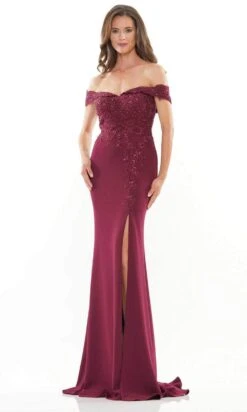 Rina Di Montella RD2728 - Embroidered Mother Of The Bride Gown -Wedding Dress Shop rina di montella rd2728 embroidered mother of the bride gown special occasion dress 6 wine 31331766599763